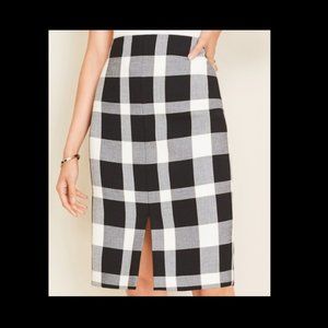 NWT Ann Taylor Pencil Skirt - Buffalo Plaid - 00/Petite